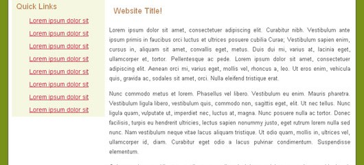 Free yoga blog css web templates