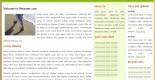 Free persoanl pages blog template