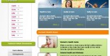 Free family health PSD web template