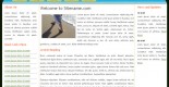 free 3 column Personal blog template