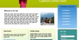 Free travel tour PSD web template