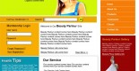 free beauty tips psd web template