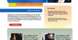 free business psd web template