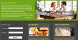 Free restaurant foo PSD web template