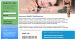 Free beauty Saloon PSD web template