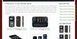 Free cell phone store web templates