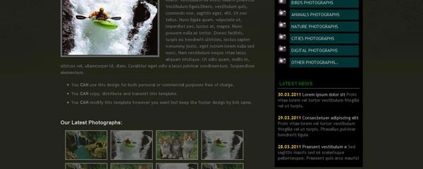 Free Photography Portfolio web template – Photo Portfolio