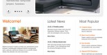 Free home furnitures PSD Web template