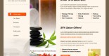 Free spa salon web template