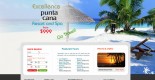 Free travel agency web template