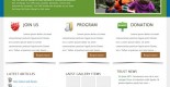 free child charity website template