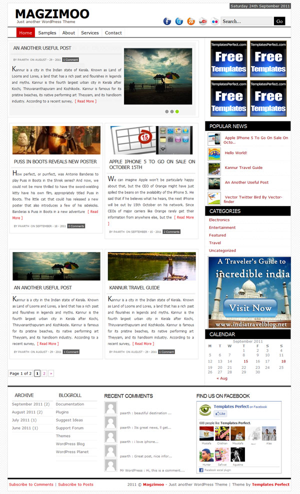 Magzimoo magazine wordpress theme