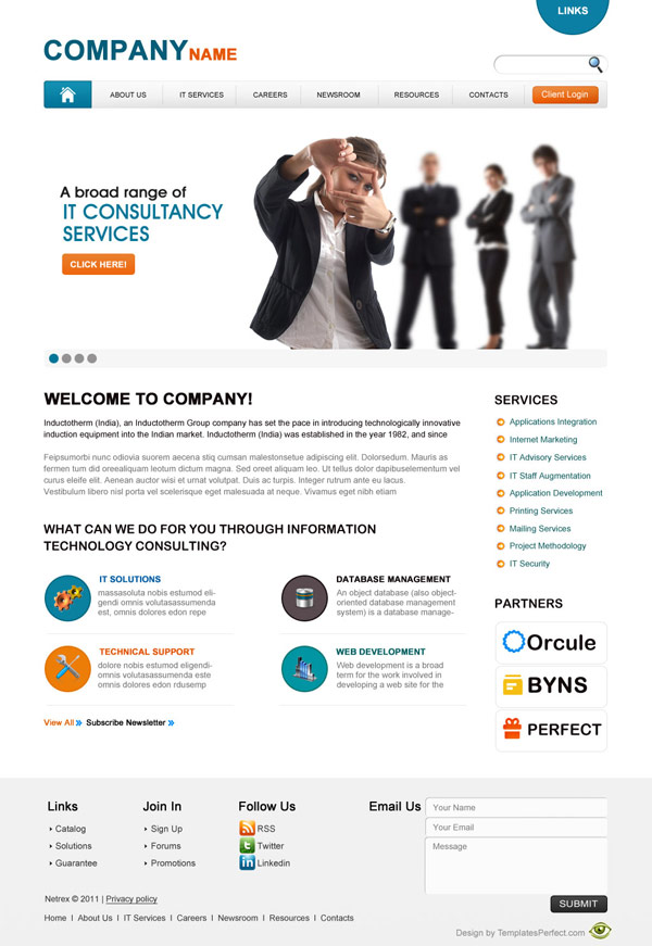 IT consultancy business template