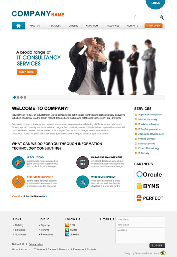 IT consultancy business template