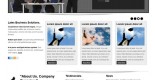 Free business web template - Black Cat