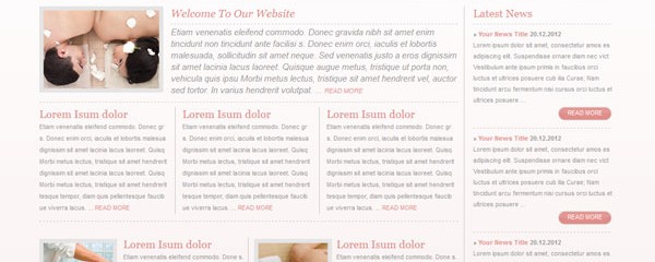 Free Beauty Salon website template