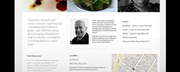 Create free restaurant or food website