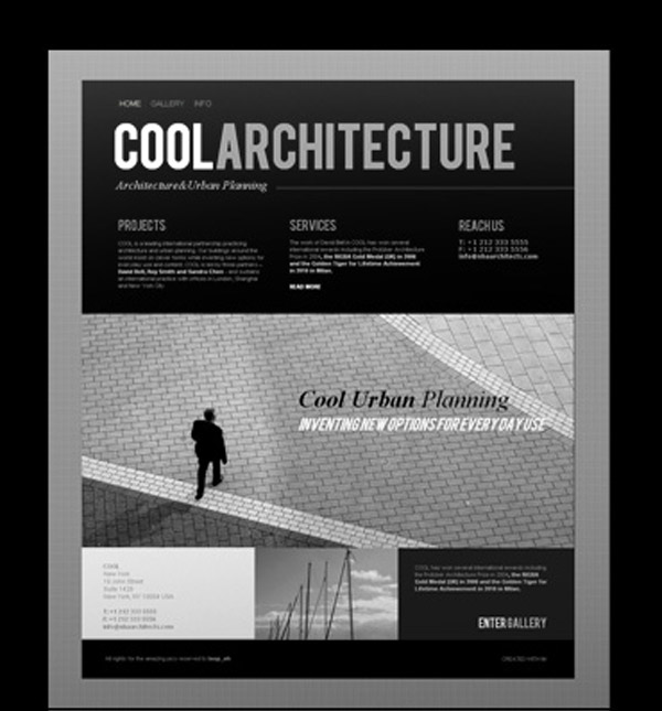 Create free Architecture website