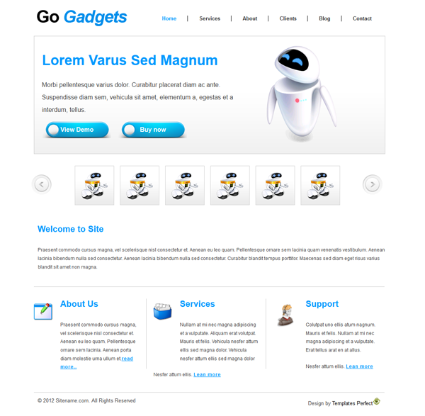 Go Gadgets -  Free CSS template for Electronics