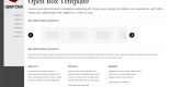 Open Box free CSS template