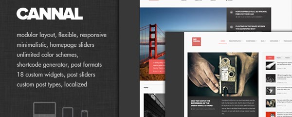 Powerful Magazine WordPress Theme – Cannal