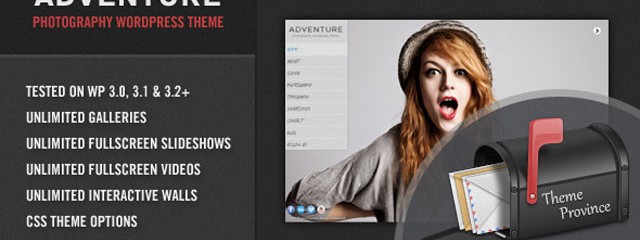 Adventure – A Unique Photography WordPress Theme