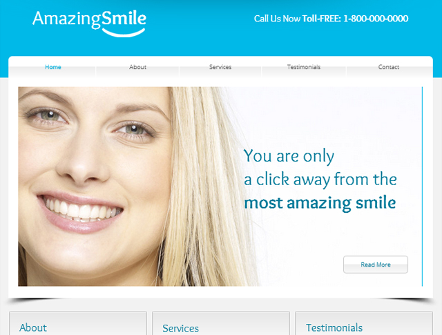 Make your own Dental Clinic Website for free