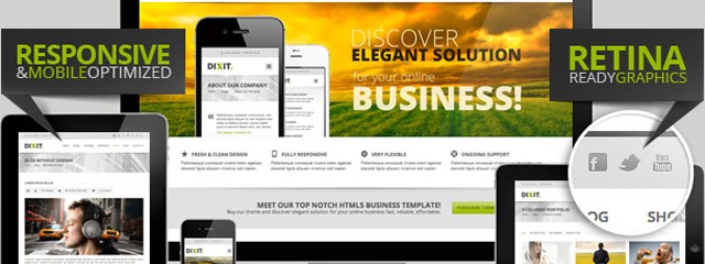 Responsive Multipurpose Template – Dixit