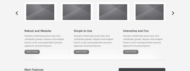 Product showcase website template