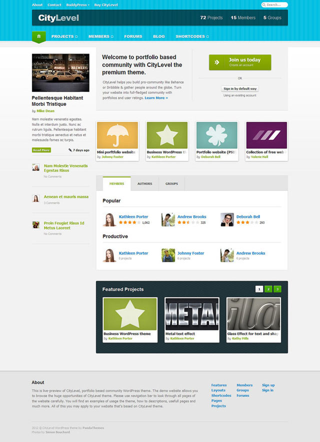 Free Community Website PSD Template Templates Perfect free-community-website-psd-template-templates-perfect