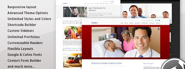 Medical and Health Blogging WordPress Theme – Care