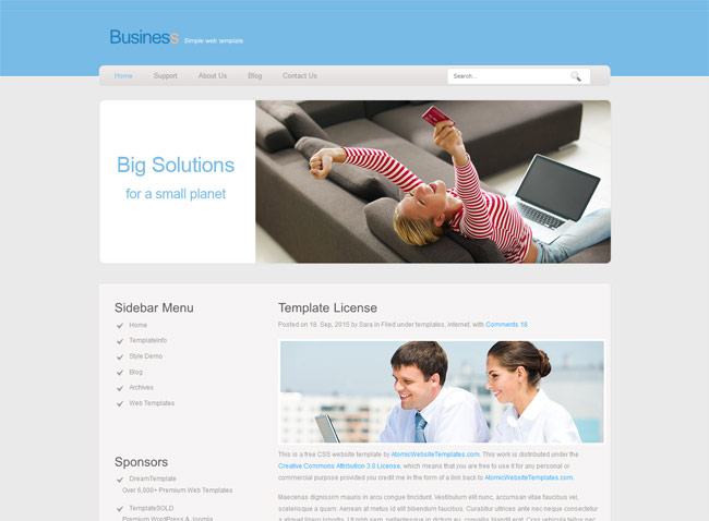 Secretlab - css business web template