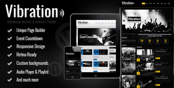 Responsive Music and Events WP Theme