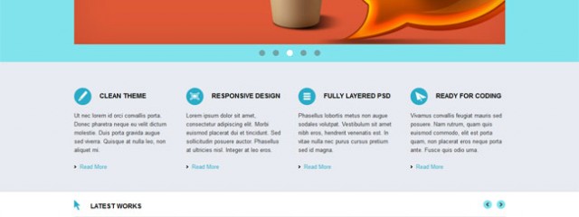 BisLite – business website template