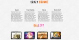 Grunge html5 gallery web template