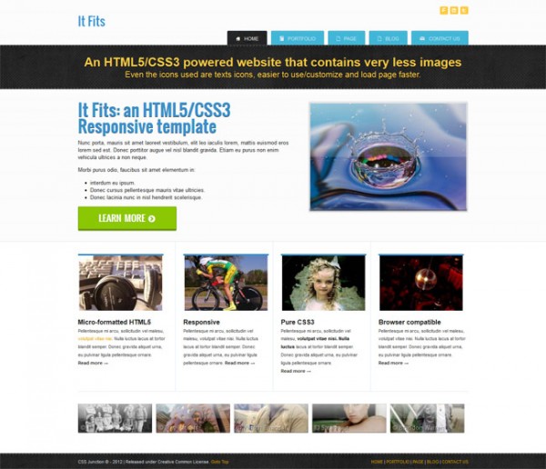 It-Fits - free html5 business website template