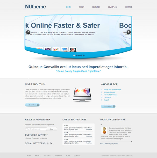Free CSS3 html5 website template 