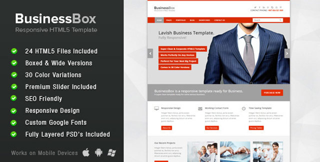 Premium Corporate Business Template