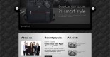 Dark theme business template