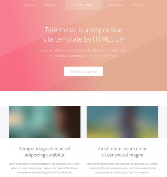 Fully responsive css3 web template