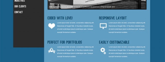 Free One-Pager Responsive Portfolio Template