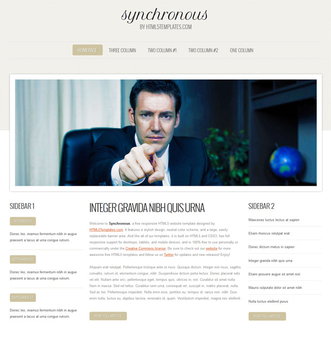 Premium free business template