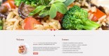 Free premium gourmet website template