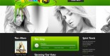 Free music artist web template