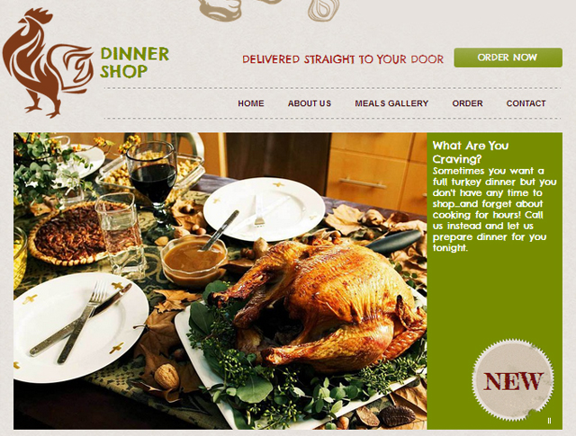 Create your online restaurant website for free