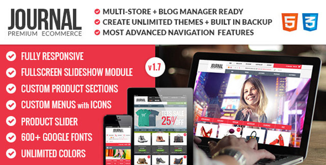 Premium & Responsive OpenCart Theme 