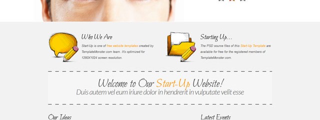 Free business html5 website template