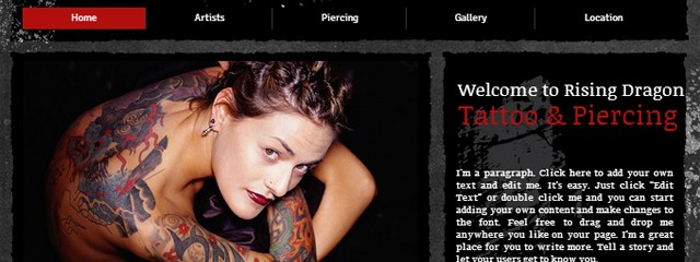 Make tattoo designs website for free