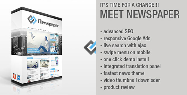 Newspaper wordpress theme