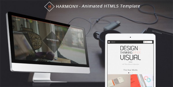 Animated One-Page HTML 5 Template
